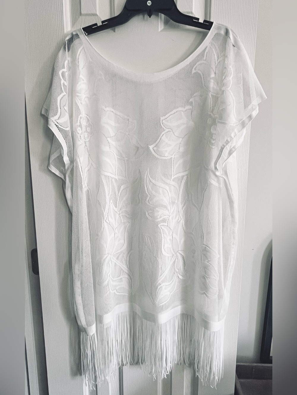 🌹Romantic Lace Tunic with Fringe Detailing